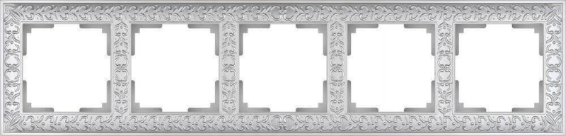 Рамка Werkel Antik на 5 постов жемчужный WL07-Frame-05 4690389063534 4690389063534 - магазин электротехники Electroshop