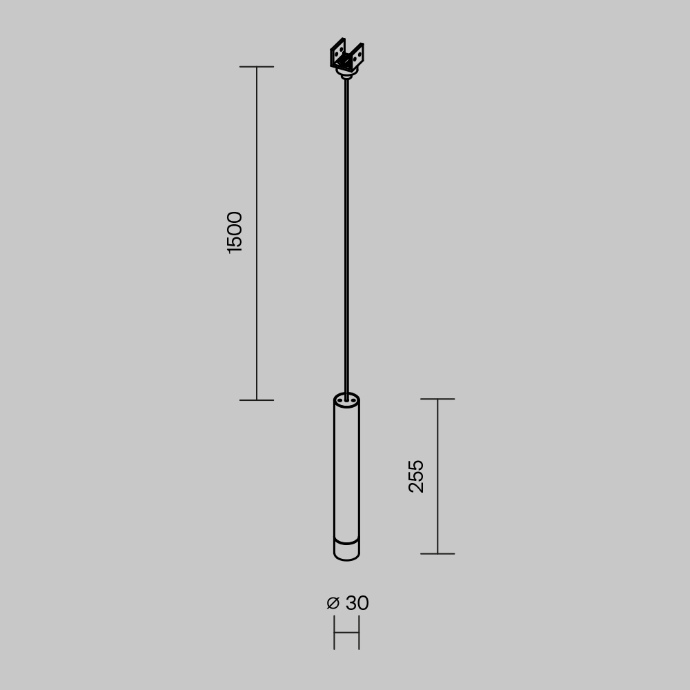 Уличный трековый светильник Maytoni Focus Led Elasity IP O-TR01-1-P-8WW3K O-TR01-1-P-8WW3K - магазин электротехники Electroshop