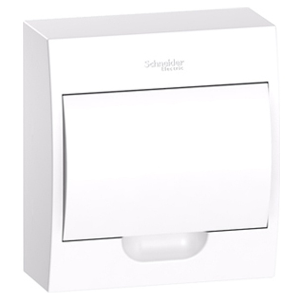 Щиток навесной SE City9 Box (Easy9) на 8 модулей с белой дверью с клемниками N+PE EZ9E108P2SRU EZ9E108P2SRU - магазин электротехники Electroshop