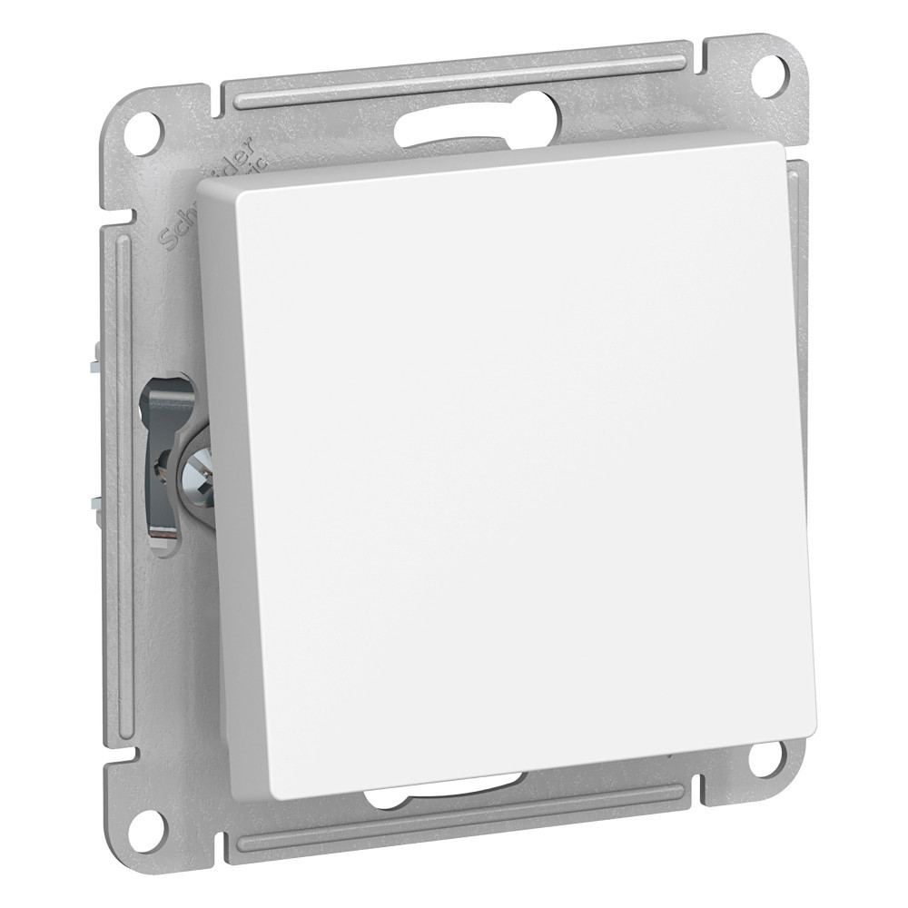 Одноклавишный переключатель 10А IP44 AtlasDesign Aqua белый Systeme Electric ATN440161 ATN440161 - магазин электротехники Electroshop