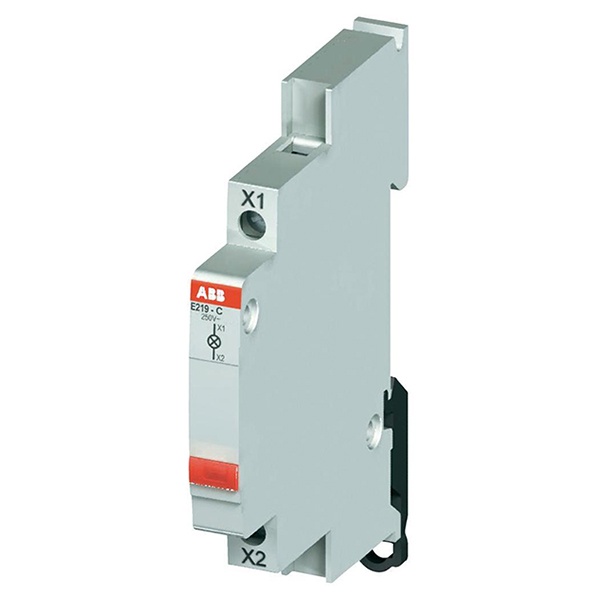 Лампа индикации ABB E219-C красная 115-250В AC переменного тока 0,5 модуля 2CCA703401R0001 2CCA703401R0001 - магазин электротехники Electroshop