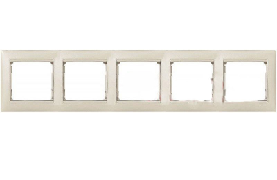 Рамка Legrand Valena 5 постов Жемчужный 770475 770475 - магазин электротехники Electroshop