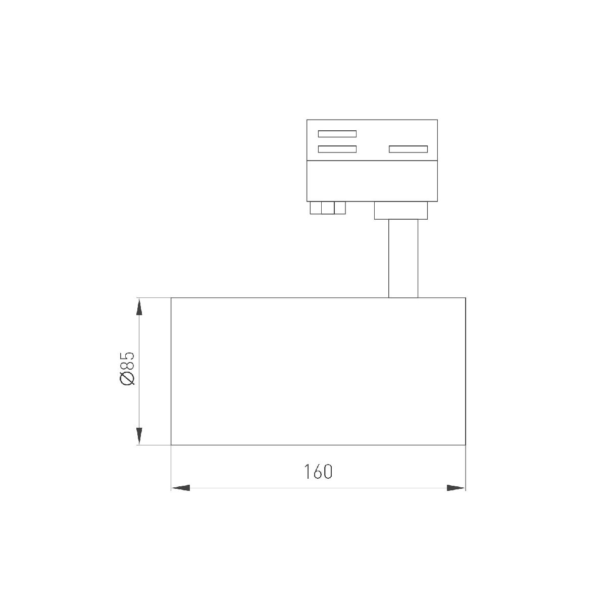Трековый трехфазный светильник Arlight LGD-CALIPSO-4TR-R85-10W Day4000-MIX 046741 046741 - магазин электротехники Electroshop