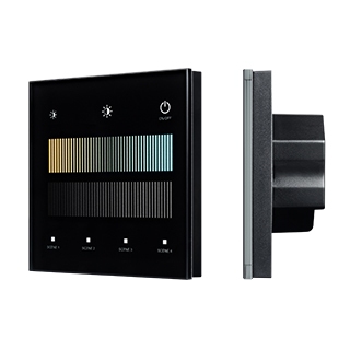 Сенсорная панель Arlight SMART-DALI-301-11-1G-4SC-DT8 Черная (230V, встраиваемая, 2.4G) (IARL, IP20 Пластик) 046562 046562 - магазин электротехники Electroshop