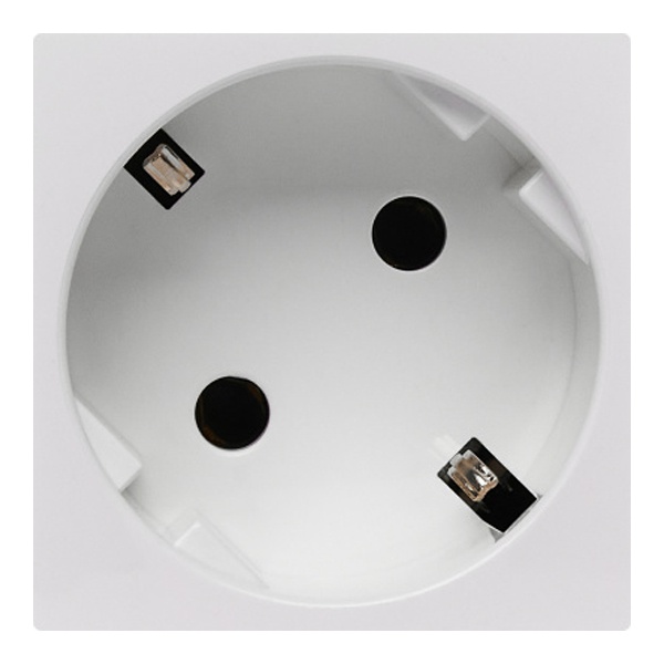 Розетка Metra45 2К+З 45° без шторок автозажим 2М, белая Daccord 4521058 4521058 - магазин электротехники Electroshop