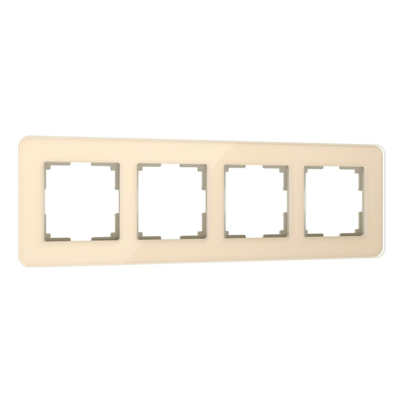 Рамка Werkel Elite на 4 поста айвори W0042443 4690389180811 4690389180811 - магазин электротехники Electroshop