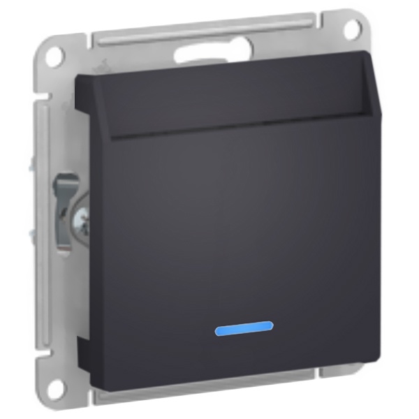 Выключатель карточный AtlasDesign карбон Systeme Electric ATN001067 ATN001067 - магазин электротехники Electroshop