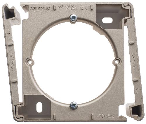 Расширение коробки наружного монтажа Schneider Electric Glossa, алюминий GSL000300C GSL000300C - магазин электротехники Electroshop