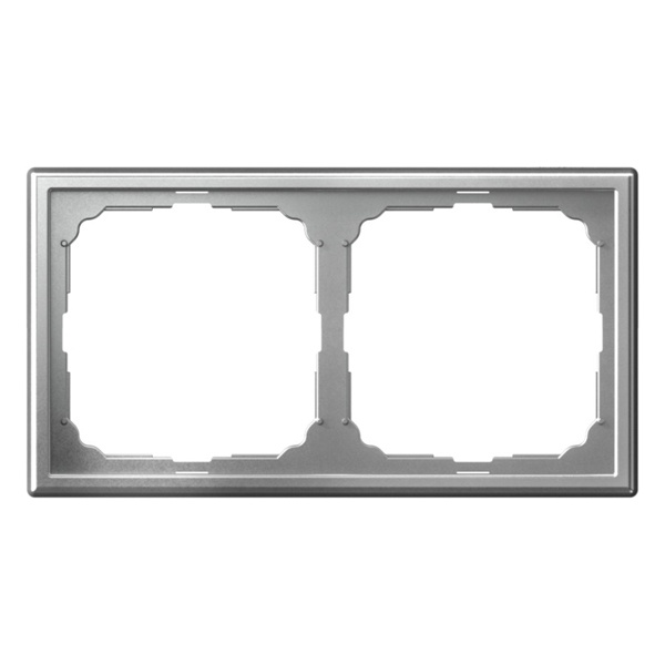 Рамка ArtGallery 2 поста алюминий Systeme Electric GAL000302 GAL000302 - магазин электротехники Electroshop