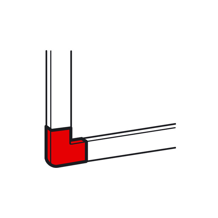 Плоский угол 20x12мм 638123 Legrand METRA 638123 - магазин электротехники Electroshop