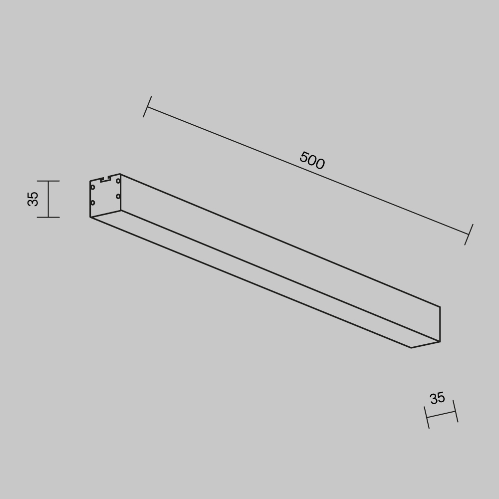 Линейный светильник Maytoni Technical LL311002 LL311002 - магазин электротехники Electroshop
