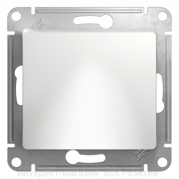 Вывод кабеля механизм Schneider Electric Glossa белый GSL000199 GSL000199 - магазин электротехники Electroshop