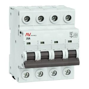 Выключатель нагрузки модульный EKF AVERES AVN 25А 4P однофазный (рубильник) avn-4-25-av avn-4-25-av - магазин электротехники Electroshop