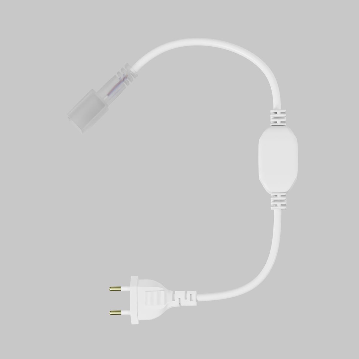 Коннектор питания с сетевой вилкой для гибкого неона Maytoni Led Strip 201236 201236 - магазин электротехники Electroshop