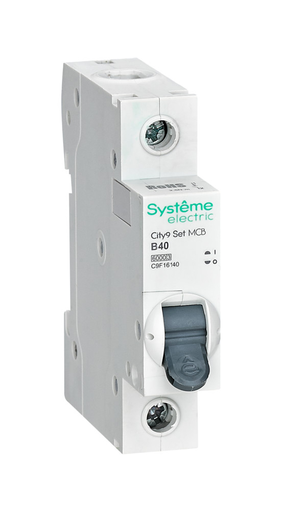 Автоматический выключатель Systeme Electric City9 Set 1П 40А В 6кА 230В (автомат) C9F16140 C9F16140 - магазин электротехники Electroshop