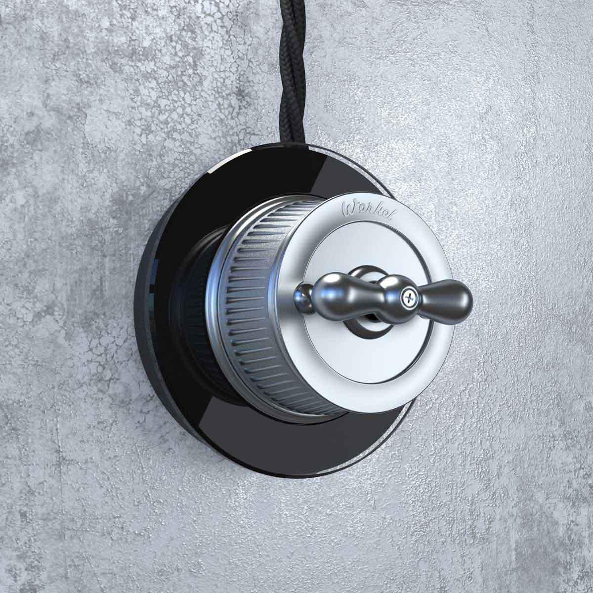 Рамка на 1 пост черная Werkel W0015108 4690389166426 4690389166426 - магазин электротехники Electroshop