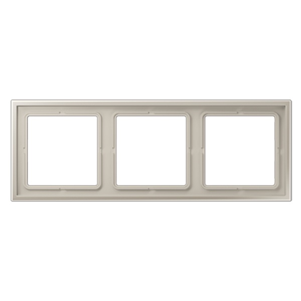 Рамка 3-ая Jung LS-ZERO Нержавеющая сталь LSZES983BF LSZES983BF - магазин электротехники Electroshop