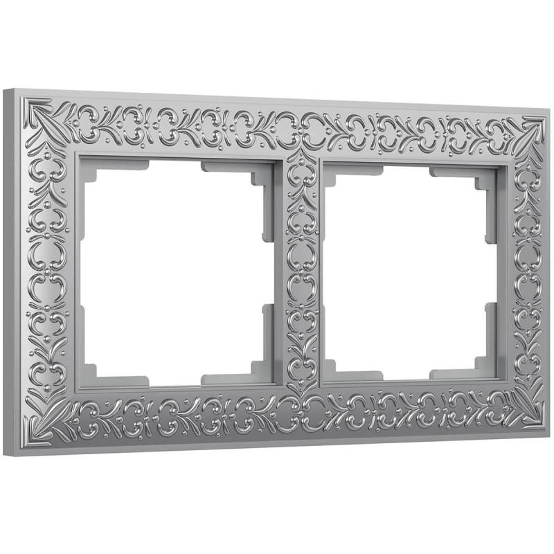 Рамка Werkel Antik на 2 поста матовый хром WL07-Frame-02 4690389145674 4690389145674 - магазин электротехники Electroshop