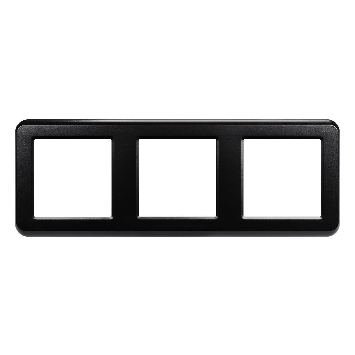 Рамка трехместная Arlight FRM-VERSA-PL-3-BK 043784 043784 - магазин электротехники Electroshop
