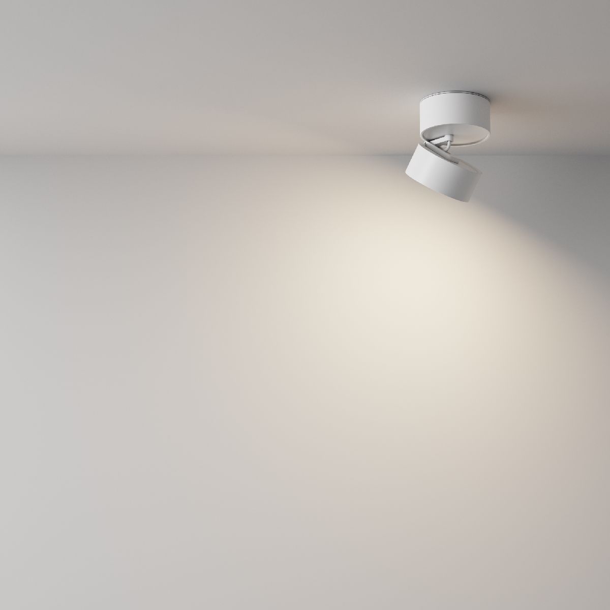 Накладной спот Maytoni Onda C024CL-12W4K-W-1 C024CL-12W4K-W-1 - магазин электротехники Electroshop
