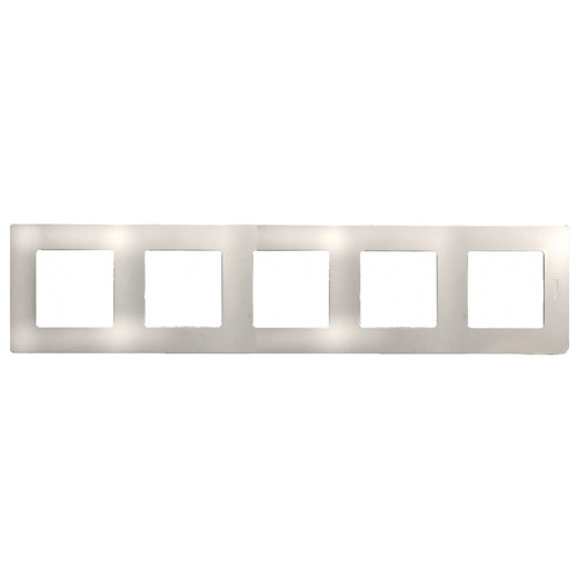 Рамка Legrand Etika 5 постов, слоновая кость (бежевый) 672515 672515 - магазин электротехники Electroshop