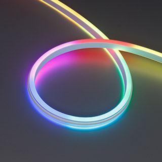 Светодиодная лента герметичная Arlight WAVE-SIDE-DOUBLE-B84-16x15mm 24V RGB (10 W/m, IP67, 5m, wire x1) (Вывод боковой) 059735 059735 - магазин электротехники Electroshop