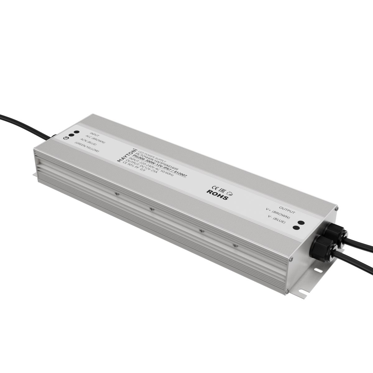 Блок питания Maytoni Led Strip PSL008 12В 300Вт IP67 812007 812007 - магазин электротехники Electroshop