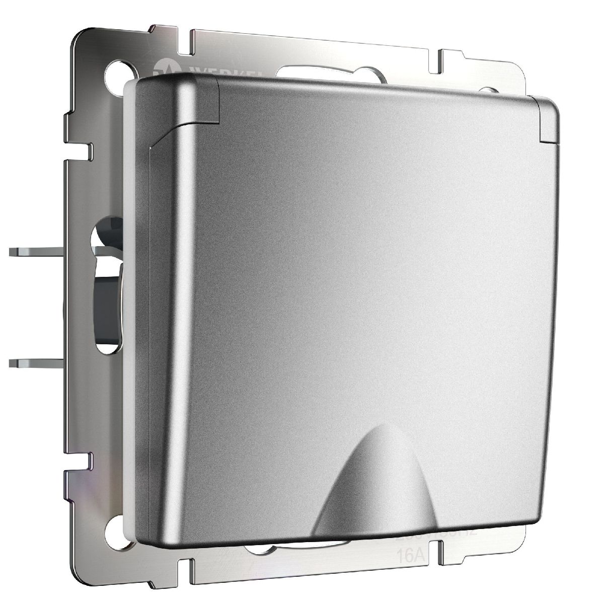 Розетка влагозащищенная с крышкой и шторками Werkel W1171265 4690389195594 a063614 4690389195594 - магазин электротехники Electroshop