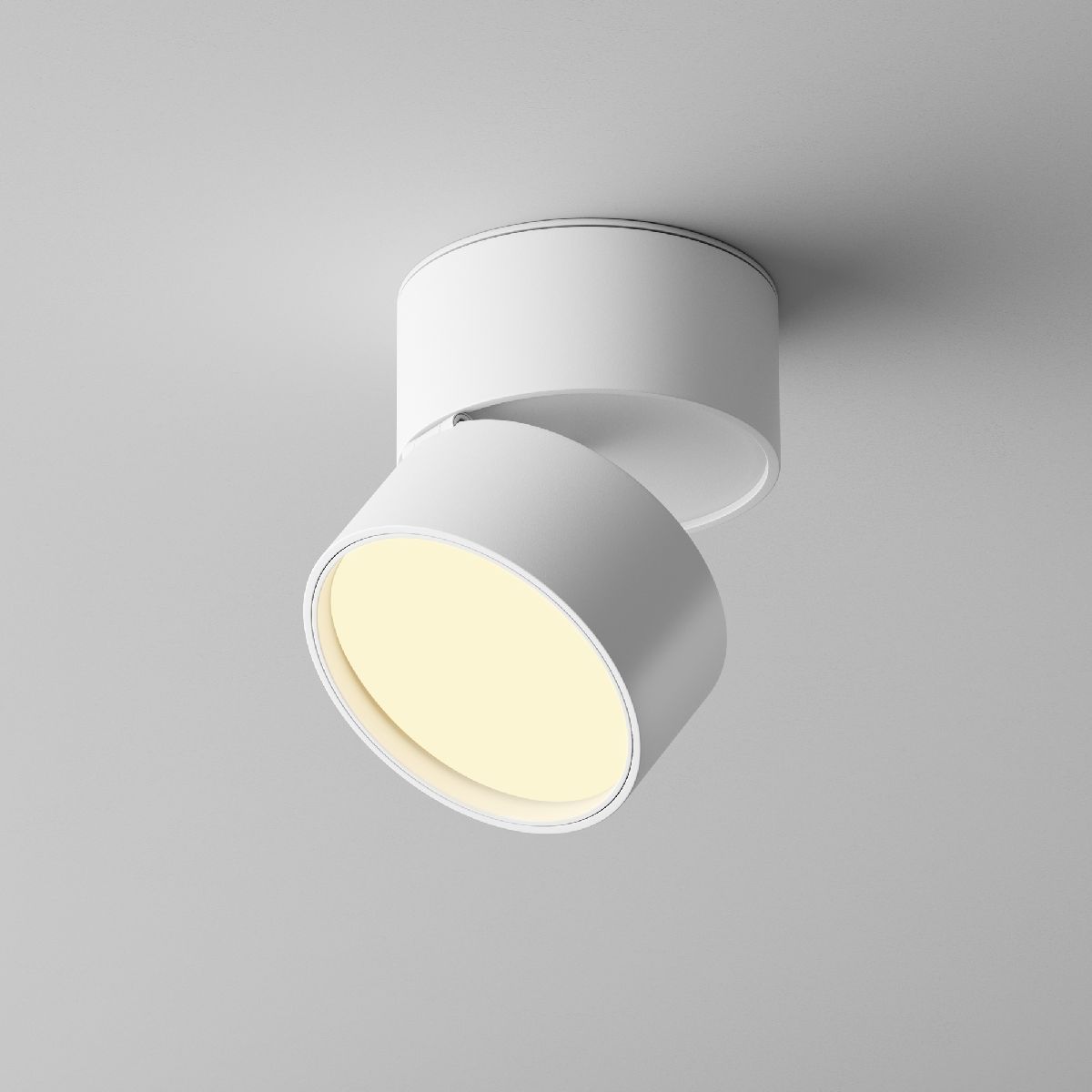 Накладной спот Maytoni Onda C024CL-12W2.7K-W-1 C024CL-12W2.7K-W-1 - магазин электротехники Electroshop