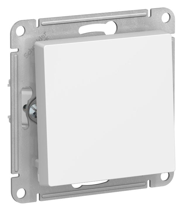 Кнопка 10А AtlasDesign быстрозажимные клеммы белый Systeme Electric ATN000115S ATN000115S - магазин электротехники Electroshop