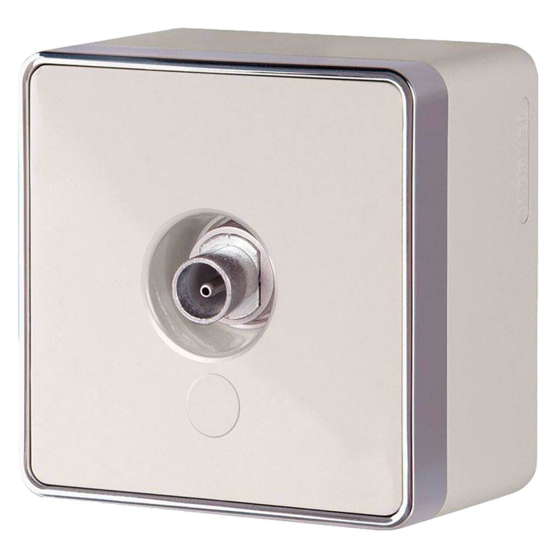 ТВ-розетка Werkel оконечная Gallant слоновая кость WL15-21-01 4690389102240 4690389102240 - магазин электротехники Electroshop