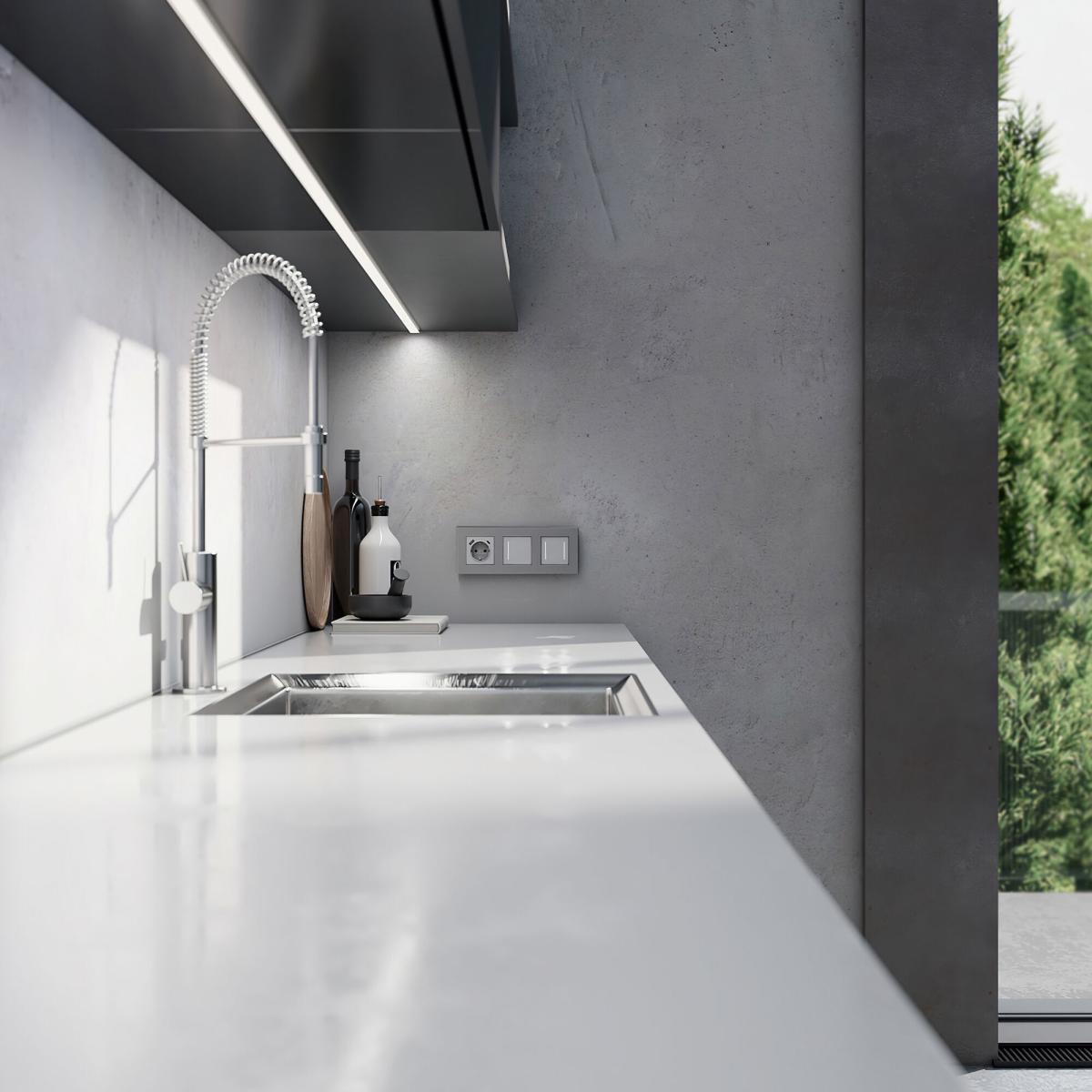 Рамка на 3 поста Werkel Slab 4690389193460 W0032965 a062815 4690389193460 - магазин электротехники Electroshop