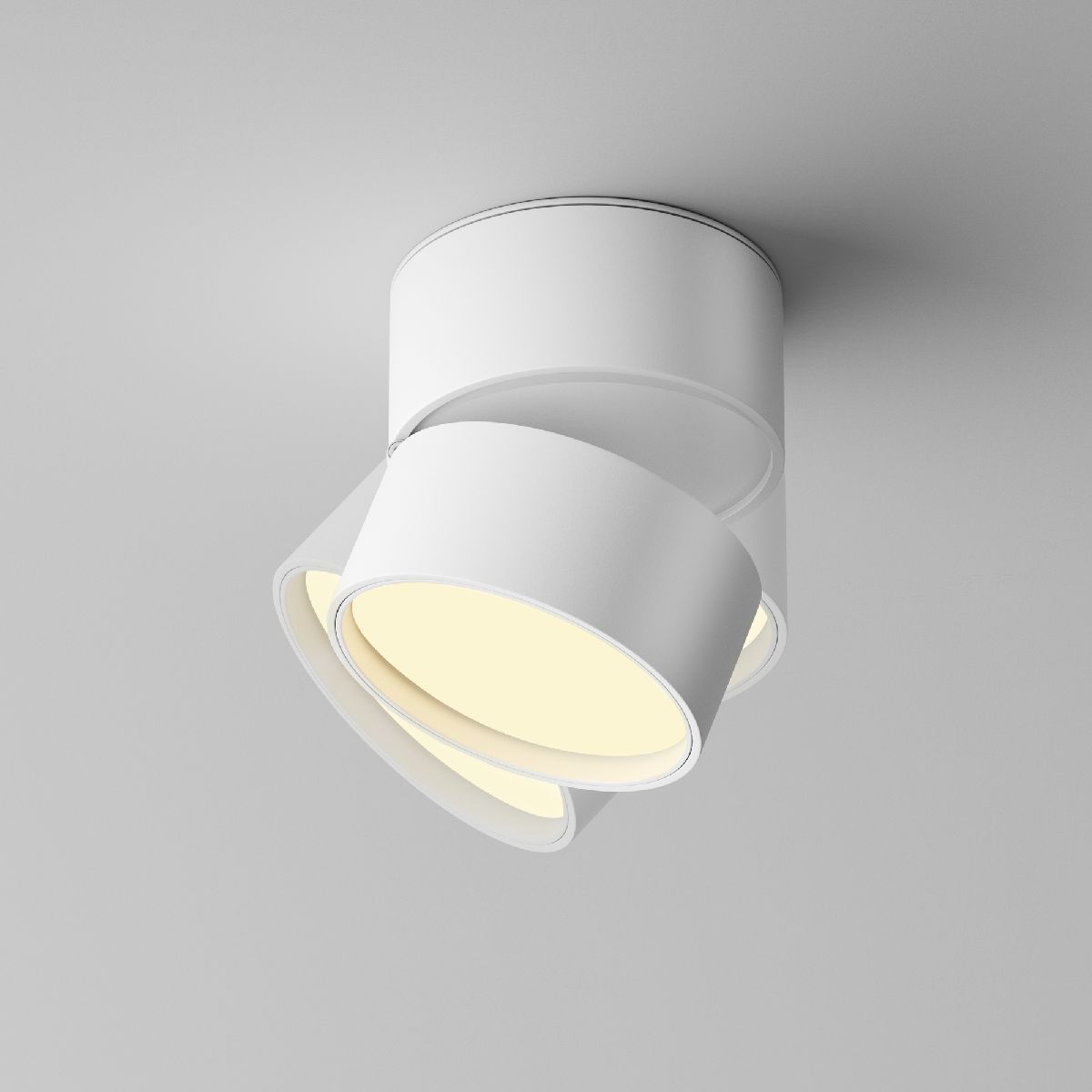 Накладной спот Maytoni Onda C024CL-12W2.7K-W-1 C024CL-12W2.7K-W-1 - магазин электротехники Electroshop