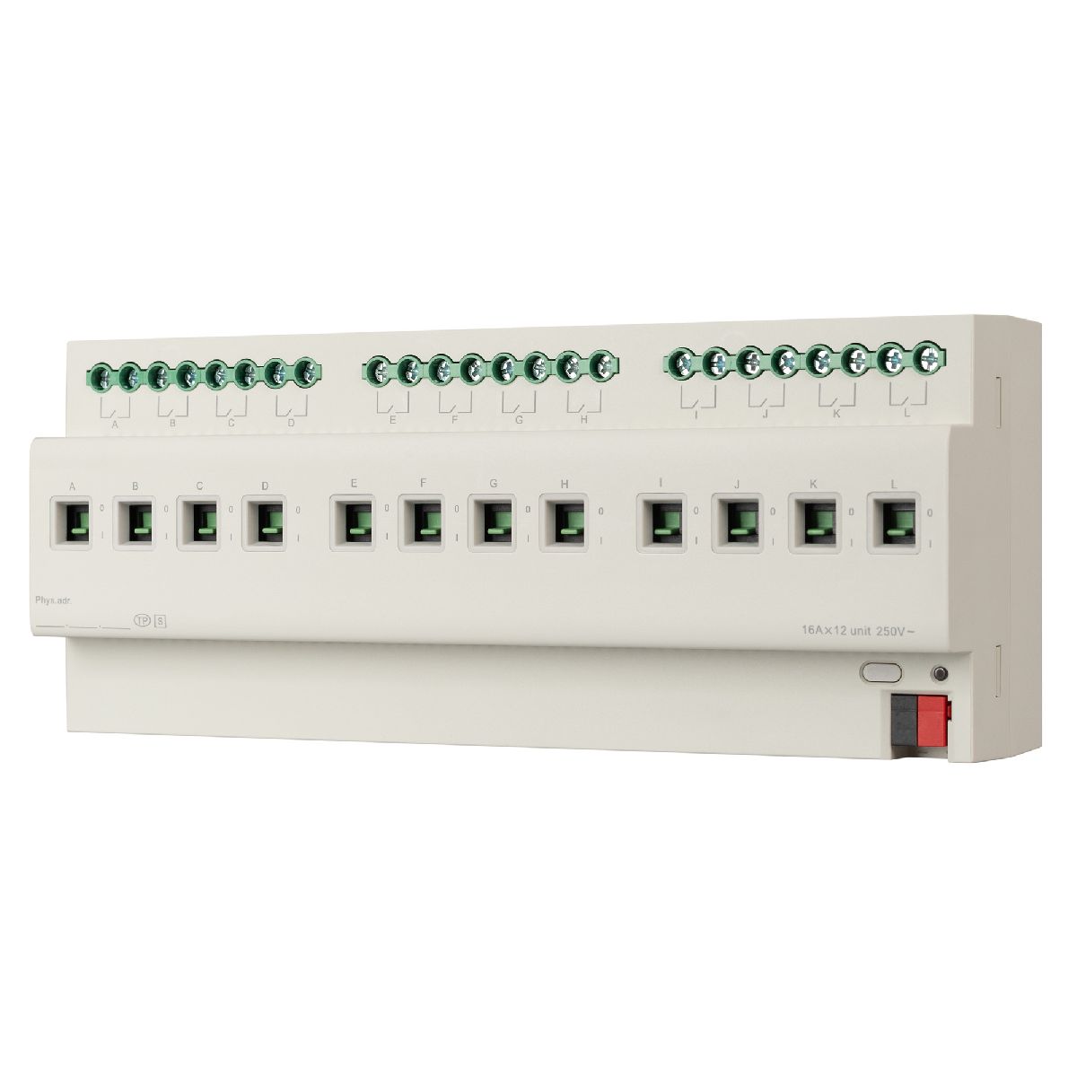 Релейный модуль Arlight KNX-7123-82-DRO-DIN (BUS, 12x16A, KNX Secure) 041227 041227 - магазин электротехники Electroshop