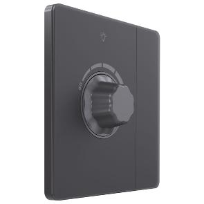 Светорегулятор TRIAC с выключателем Infinity 300Вт вулканический пепел Systeme Electric FSE000721 FSE000721 - магазин электротехники Electroshop