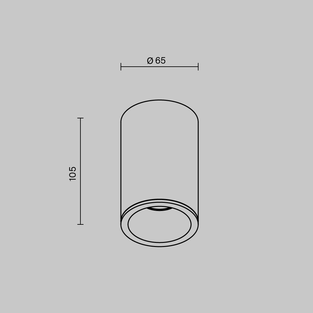 Накладной светильник Maytoni Zoom C029CL-01-S-W C029CL-01-S-W - магазин электротехники Electroshop