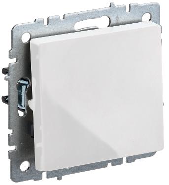 Кнопка 1-клавишная 10А IEK BRITE ВС10-1-4-БрБ белый BR-V14-0-10-K01 BR-V14-0-10-K01 - магазин электротехники Electroshop