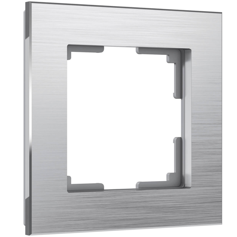Рамка на 1 пост Werkel Aluminium алюминий W0011706 4690389157974 4690389157974 - магазин электротехники Electroshop