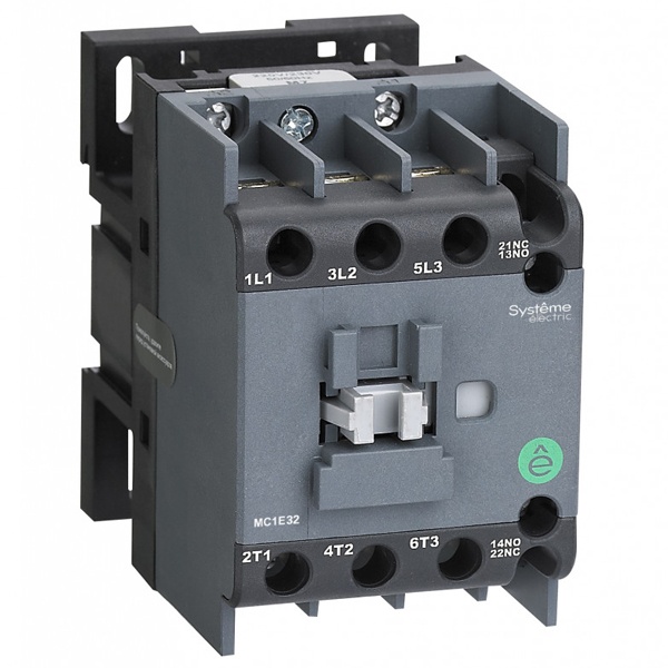 Контактор MC1E 3P 32A НО+НЗ катушка 110В AC-3 Systeme Electric MC1E32F7 MC1E32F7 - магазин электротехники Electroshop