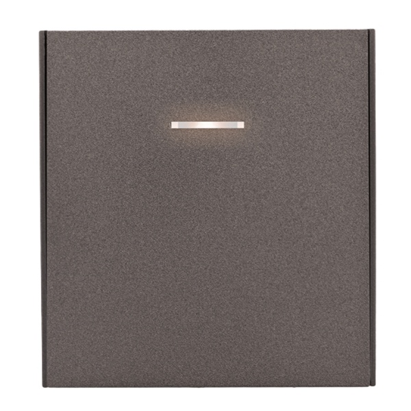 Переключатель одноклавишный с подсветкой Kranz Miele Strong 10А с рамкой графит KR-78-0716-6 KR-78-0716-6 - магазин электротехники Electroshop