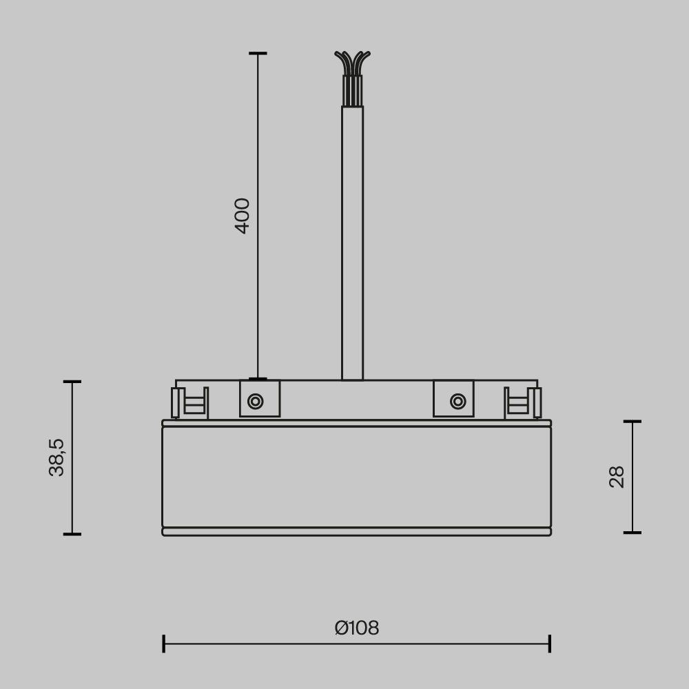 Источник напряжения Maytoni Basity 100Вт DC48 IP54 TRA172DR-100W-DD-B TRA172DR-100W-DD-B - магазин электротехники Electroshop