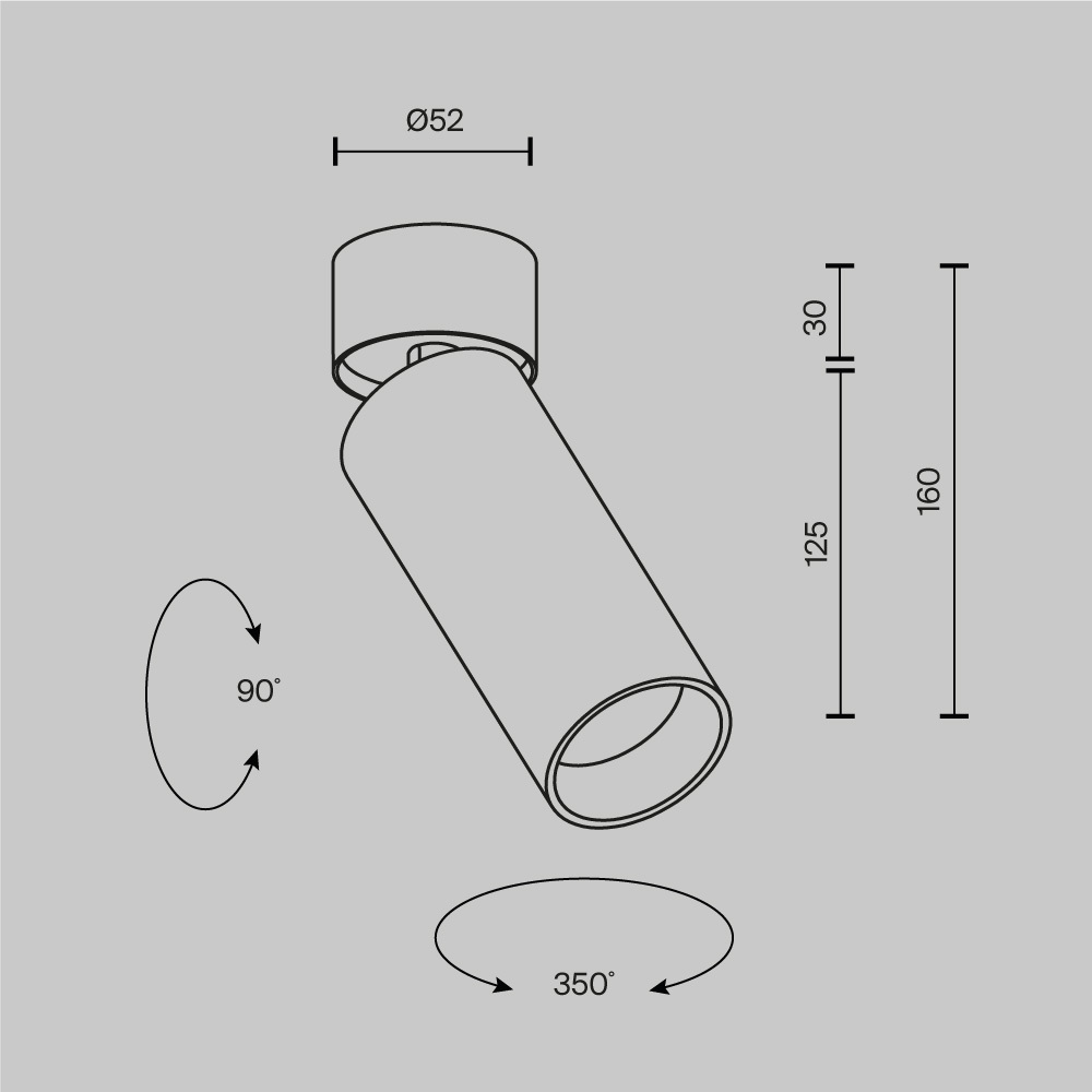 Спот Maytoni Technical Focus Led C055CL-L12W3K-SS-B C055CL-L12W3K-SS-B - магазин электротехники Electroshop