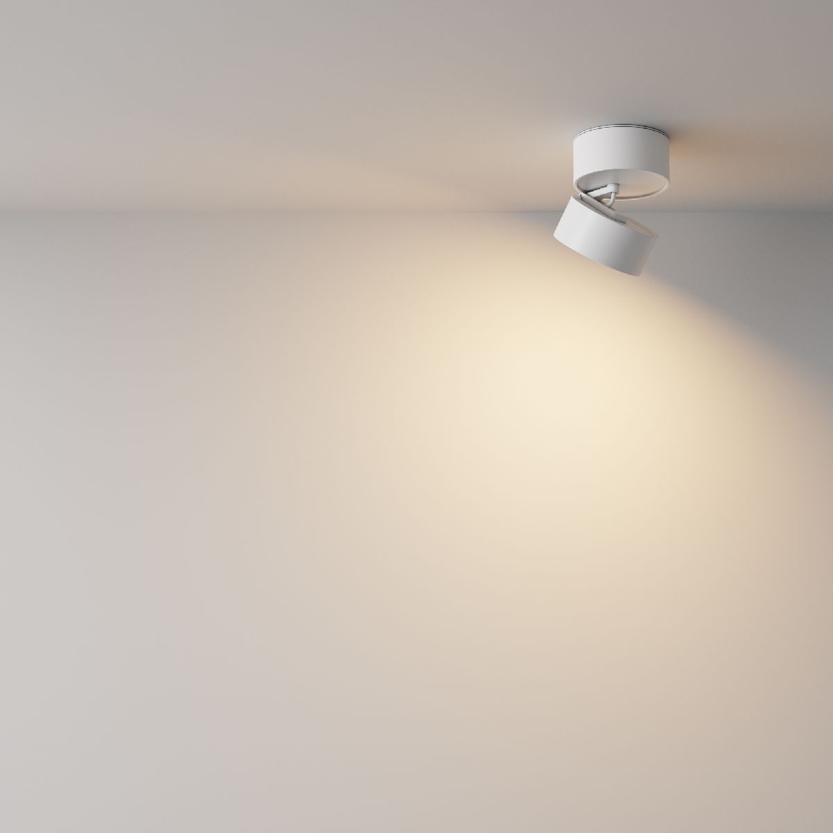 Накладной спот Maytoni Onda C024CL-12W3K-W-1 C024CL-12W3K-W-1 - магазин электротехники Electroshop