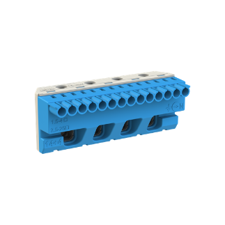 Клеммник самозажимной ABB N14x4+4x25мм ZK144B 1SPE007715F9705 1SPE007715F9705 - магазин электротехники Electroshop