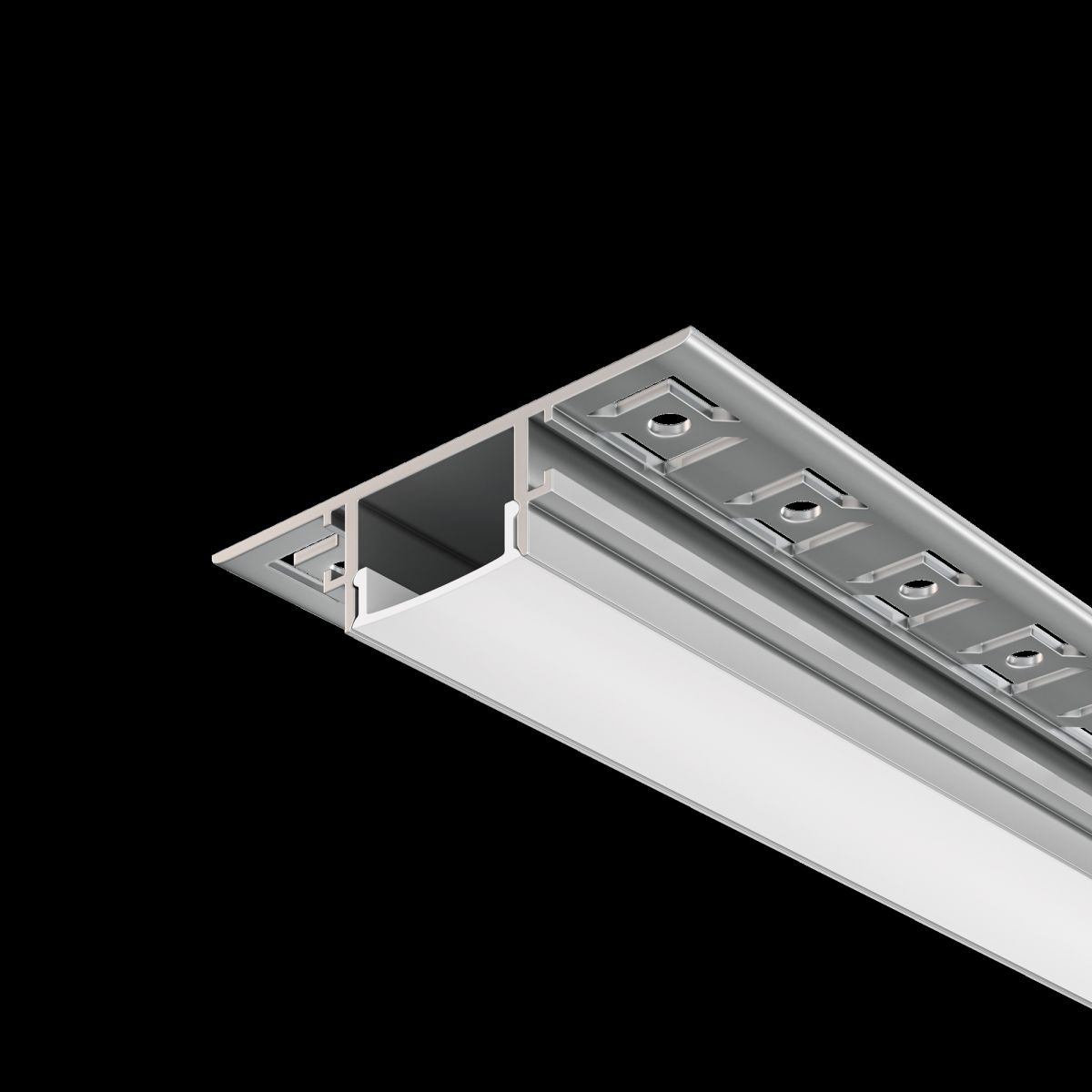 Профиль встраиваемый скрытого монтажа Maytoni Led Strip ALM-6114-S-2M 636019 636019 - магазин электротехники Electroshop