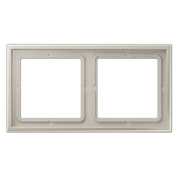 Рамка 2-ая Jung LS-ZERO Нержавеющая сталь LSZES982BF LSZES982BF - магазин электротехники Electroshop