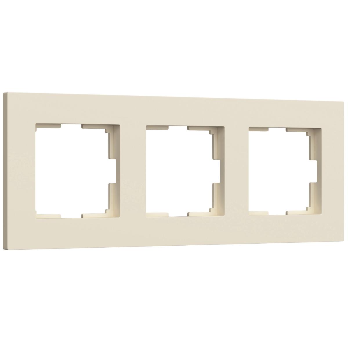 Рамка на 3 поста Werkel Slab 4690389193446 W0032962 a062808 4690389193446 - магазин электротехники Electroshop