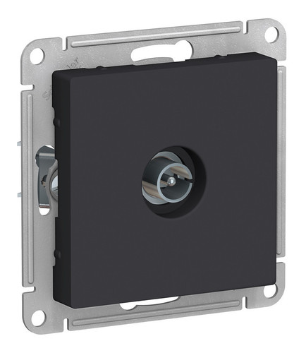 TV розетка оконечная 1DB AtlasDesign карбон Systeme Electric ATN001091 ATN001091 - магазин электротехники Electroshop