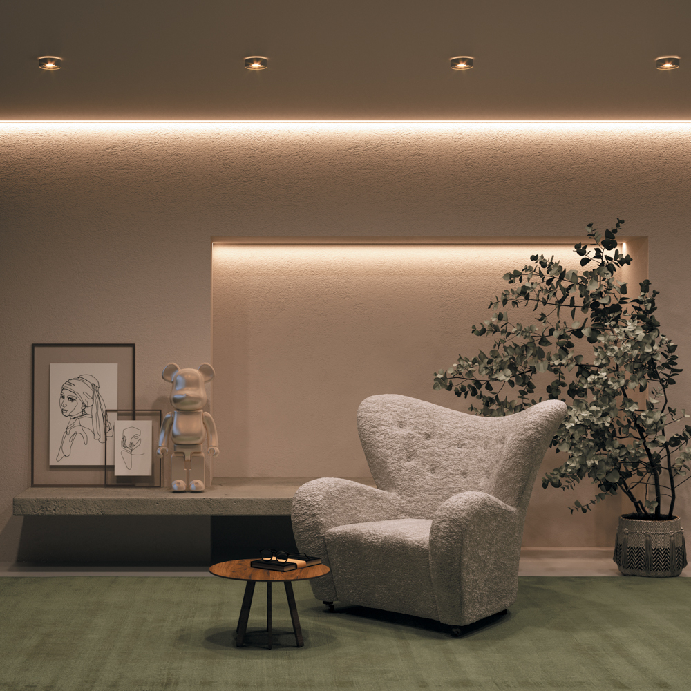 Светодиодная лента Maytoni Ultra 24В 2835 20Вт/м 3000К 5м IP20 201111 201111 - магазин электротехники Electroshop