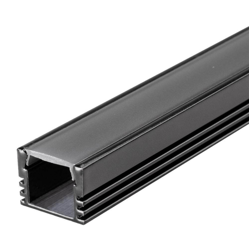 Профиль Arlight PDS-S-2000 ANOD Black RAL9005 020895 020895 - магазин электротехники Electroshop